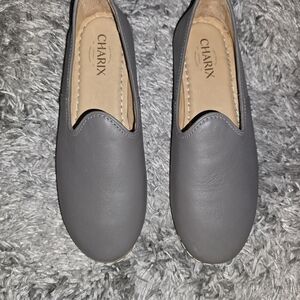 CHARIX Women's Charcoal Loafers